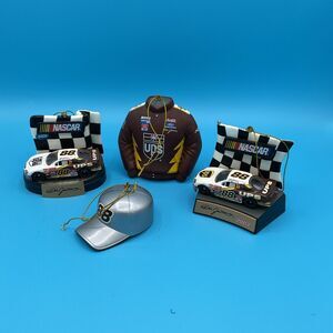 Lot Of Dale Jarrett Christmas NASCAR #88 Ornament UPS  2003 Collectible Set of 4